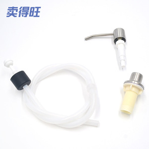 Dishwashing Liquid Dispenser Extension Tube 100cm Silicone With Stainless Steel Pump Kitchen Sink Soap Dispenser - Product Image 4