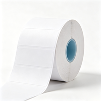 Étiquettes de boîte du fabricant Haoxuan, autocollants adhésifs blancs en PP imperméables, imprimables, pour l'identification des emballages