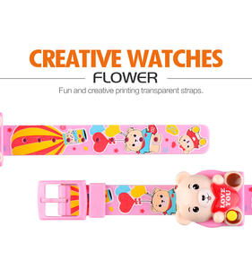 Orologio per bambini Skmei 1748, orologio giocattolo a <span class=keywords><strong>cartoni</strong></span> <span class=keywords><strong>animati</strong></span>, grazioso regalo economico per bambini piccoli - Product Image 3