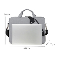 Bolsa para Portátil de 15.6 Pulgadas, Acolchada con EVA, Antigolpes, con Correa para Equipaje, Multifuncional, Tipo Bolso de Mano - Logotipo Personalizado
