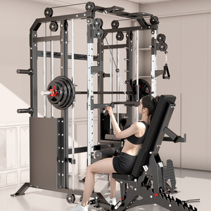 Máquina Smith, Gimnasio en Casa Todo en Uno, Máquina de Cable Multifunción, <span class=keywords><strong>Combo</strong></span> de Sentadillas y Press, Gimnasio en Casa Integrado - Product Image 5