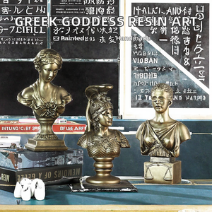 Esculturas Hechas a Mano y Pintadas a Mano al por Mayor, Decoración para el Hogar, Estatuas de Resina de Venus, Atenea, Temis, Diosa Griega, Figuras Romanas Personalizadas - Product Image 2