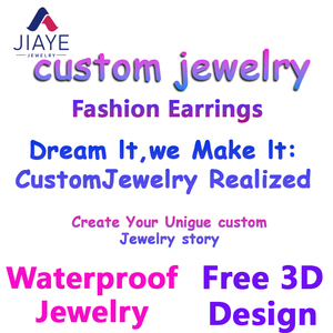 Jiaye Tùy Chỉnh Nhà Sản Xuất Đồ Trang Sức OEM/ODM Chất Lượng Cao Không Thấm Nước Thời Trang Bông Tai Earstuds Mạ Vàng Bông Tai Bán Buôn - Product Image 1