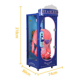Yüksek kaliteli eğlence pembe tarih kesim ödülü kapalı atari makinesi otomat oyuncaklar peluş jetonlu oyunlar - Product Image 2