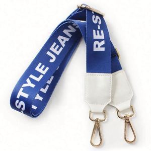 Wholesale Adjustable Widening <b>Backpack</b> Ribbon Accessories Color Stripe Long Handbag Shoulder Strap - Product Image 2