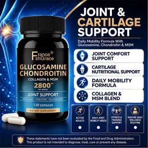 Nouveauté : Complément de Glucosamine et Chondroïtine, Vitamine Extra Forte, Capsules de Glucosamine pour la Santé des Articulations, pour Hommes et Femmes - Product Image 2