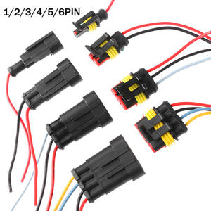 1/<span class=keywords><strong>2</strong></span>/3/4/5/6 Pin Auto Waterdichte Elektrische Connector Hid Plug Met Elektrische Draad Kabel auto Truck Kabelboom - Product Image 6