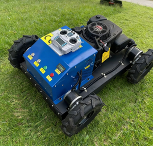 Nouveau déchiqueteur d'herbe industriel tout-terrain de 550 mm à chenilles, à essence, télécommandé sans fil - Product Image 4