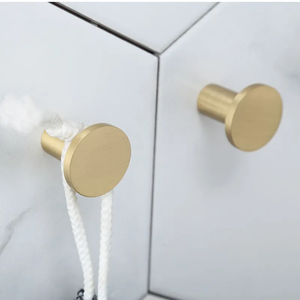 Pomos Redondos de Latón para Cómodas, Tiradores de Cajones, Manijas para Puertas de Gabinetes, Tiradores de Herrajes de Cocina Dorados Simples - Product Image 3