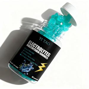 Compléments alimentaires biologiques en marque privée OEM/ODM, gommes électrolytiques végétaliennes sans gluten, non-OGM, halal, gommes à la pectine - Product Image 2