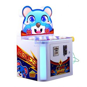 Máquina de Juego Arcade Mini Baihui Animation: Estilo Adorable, Ratón contra Hámster, Empujador de Monedas, Juego de Golpeo con Martillo - Product Image 3