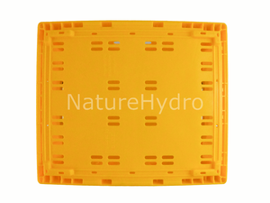 Conteneur en <span class=keywords><strong>plastique</strong></span> hautement résistant, bac de récolte en <span class=keywords><strong>plastique</strong></span>, caisses pliables empilables, caisses de récolte pour légumes - Product Image 3