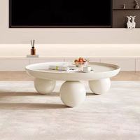Table basse nordique moderne crème, durable, écologique, style simple et luxueux, panneau pour petit appartement, matériau de revêtement, Internet