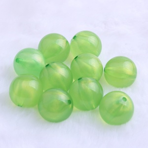 Cuentas <span class=keywords><strong>de</strong></span> 20mm <span class=keywords><strong>de</strong></span> colores para collar <span class=keywords><strong>de</strong></span> joyería para niños, <span class=keywords><strong>abalorios</strong></span> acrílicos redondos <span class=keywords><strong>de</strong></span> purpurina, novedad, venta al por mayor - Product Image 3
