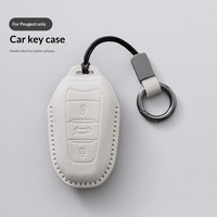 Étui pour clés en cuir de vachette pleine fleur de première qualité, style minimaliste, housse de protection pour Dongfeng Citron C6/C5/C4 L