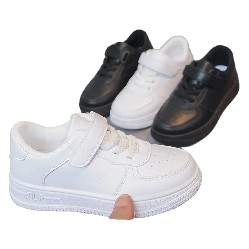 بيع بالجملة أحذية رياضية جلدية عالية الجودة 4 ألوان للأطفال أحذية مشي مدرسية للأولاد أحذية رياضية غير رسمية للحياة اليومية