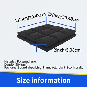 Panneau insonorisant ignifuge en forme de champignon conçu en 3D, matériau <span class=keywords><strong>absorbant</strong></span> le son pour les murs, adapté à divers scénarios - Product Image 3