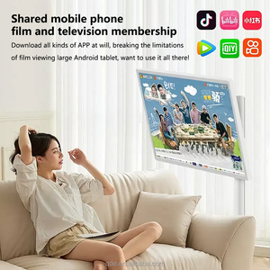 Téléviseur intelligent QDE avec écran LED, diffusion en direct, Android, écran tactile mobile avec caméra, sur pied - Product Image 2