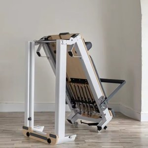 <span class=keywords><strong>Reformer</strong></span> de <span class=keywords><strong>Pilates</strong></span> Plegable de Aleación de Aluminio, Adecuado para Moldear el Cuerpo, <span class=keywords><strong>As</strong></span>í como para Estudios de Yoga y Gimnasios - Product Image 3