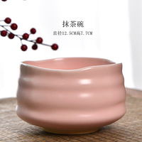 Boîte à bol en céramique sculptée avec ustensiles à thé-Fouet à thé Matcha Cuillère à thé Support en bambou Plateau à papier pour fouetter le thé