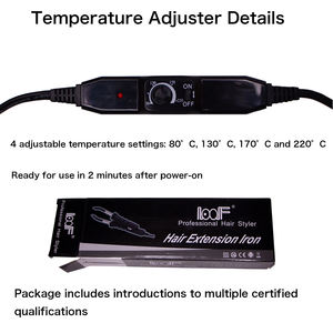 Круглые щипцы-коннекторы из прочного пластика, профессиональный инструмент для наращивания волос методом горячего фьюжнинга - Product Image 3