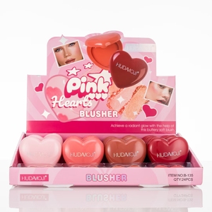 Logotipo personalizado en forma de corazón, colorete dulce, Etiqueta Privada, resistente al agua, contorno vegetariano, rubor de bronce, maquillaje Facial, palo de rubor - Product Image 6