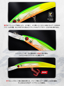 Kingdom — <span class=keywords><strong>leurre</strong></span> méné flottant noir de haute qualité, Wobbler, yeux en 3d, nouvelle Collection, - Product Image 3