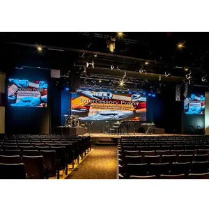 Church HD Slim LED Screens Full Front Service Indoor P1.8 P2 P2.5 Digital LED Display Interior