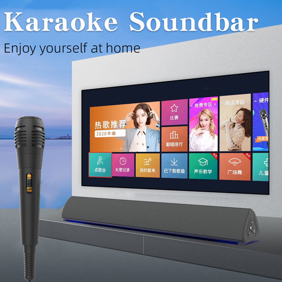 Barra De Sonido Sound Bars for TV Soundbar Karaoke Sound With
