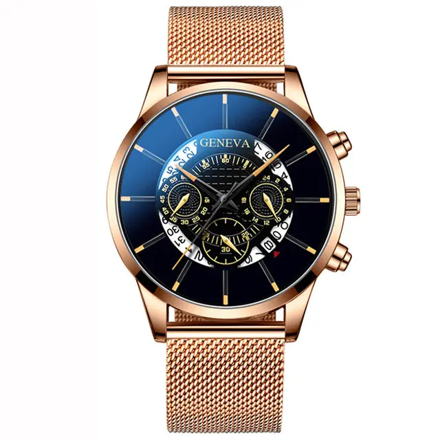 Nuovo prodotto Funky classico nuovissimo Design pronto Stock sport impermeabile orologio al quarzo cinturino in acciaio inossidabile 46