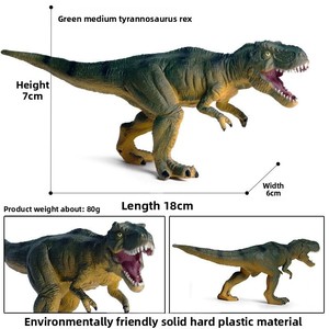 Usine réaliste PVC plastique Simulation solide dinosaure jouet ensemble <span class=keywords><strong>Tyrannosaurus</strong></span> <span class=keywords><strong>Rex</strong></span> cadeau pour enfants thème dinosaure modèle - Product Image 4