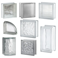 Briques de verre creuses extérieures de haute qualité 5.7-5.7-3 pouces, teintées, à prix compétitif, pour cuisine, salon, entrée, atelier