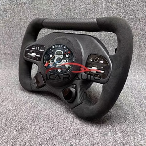 Volante de Carreras Personalizado para Mercedes-Benz AMG Clase G <span class=keywords><strong>F1</strong></span> ONE W464 W465 G63, Volante de Fibra de Carbono y Alcántara - Product Image 3