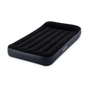 Matelas pneumatique convertible léger et pliable <span class=keywords><strong>Intex</strong></span> Dura-Beam Rest Classic avec oreiller intégré pour le camping (modèles 64141/64142/64143/64144) - Product Image 1