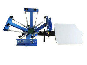 Quần Áo Tự Làm Thiết Bị In Ấn Tay <span class=keywords><strong>Carousel</strong></span> 4-2 Bàn Màn Hình Phẳng Máy In Cho T Áo Sơ Mi Kit - Product Image 5