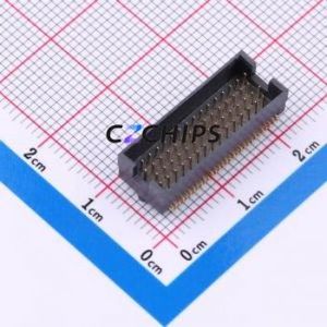 TOLC-115-02-S-Q-A Wire-to-Board Pin Header SMD Connector Vertical Mount 4 1.27mm Phosphor Bronze - Product Image 1