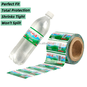 Free Sample <strong>PVC</strong> PET Heat Sensitive Shrink Sleeves Waterproof Shrink Wrap <strong>Label</strong> for Water <strong>Bottles</strong> Beverages Vodka Packaging - Product Image 3