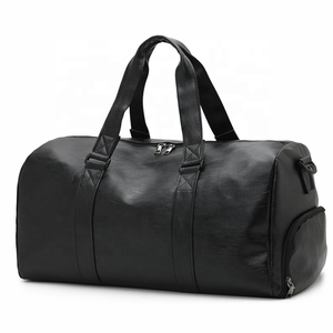 Customized PU Leather <b>Duffle</b> <b>Bag</b> <b>Large</b> Capacity Waterproof Weekend Travel Sport <b>Bag</b> Overnight Garment Carrying Overnight <b>Bags</b> - Product Image 1