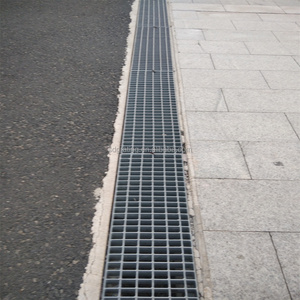 <strong>China</strong> Wholesale Industrial Galvanize <strong>Gutter</strong> Cover Steel Grate Outdoor Trench Cover Steel Grating - Product Image 1