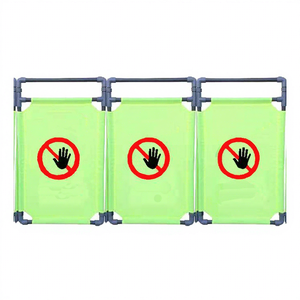 Barriere di controllo della folla con recinzione portatile a prezzi accessibili barricata di plastica per la protezione di sicurezza - Product Image 1