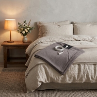 Drap de lit conducteur en acier inoxydable, literie en coton conducteur pour la vente en gros OEM et les commandes personnalisées