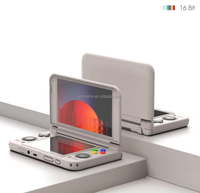 Konsol Game Genggam Retroid Pocket Duo Lite Layar TFT 5.5''+4.2'' Inci 4+64GB 6+128G Android 15 /16 Pemutar Video Game Plastik