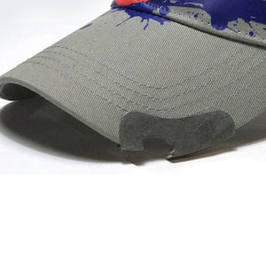Gorra de Béisbol de 6 Paneles Personalizada de Alta Calidad con Diseño de Hoja Estampada en Relieve y Abrebotellas Bordado a Mano en Tela Común - Product Image 4