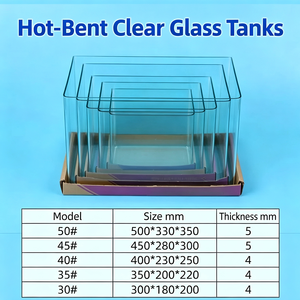 ชุดตู้ปลาโค้ง HD Eco Aquarium - แพ็คเกจตู้เลี้ยงเต่าสำหรับวางบนโต๊ะในห้องนั่งเล่น - Product Image 5