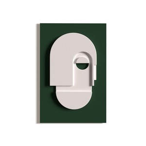 Personnalisation de l'usine: peinture de décoration d'entrée minimaliste de <span class=keywords><strong>style</strong></span> <span class=keywords><strong>japonais</strong></span>, peinture abstraite géométrique à cadre en bois. - Product Image 3