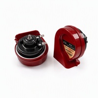 Bocina de Caracol Mitsuba 12V 24V, Bocina de Coche Estilo Japonés Resistente al Agua, Súper Fuerte 125dB, Altavoz Universal para Camiones y Coches