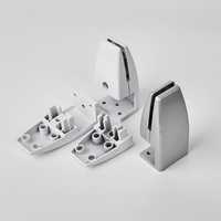 Modern L Shape Aluminum Alloy Office Desk Privacy Panel Screen Clamps Divider Partition Brackets Holders Durable Adjustable