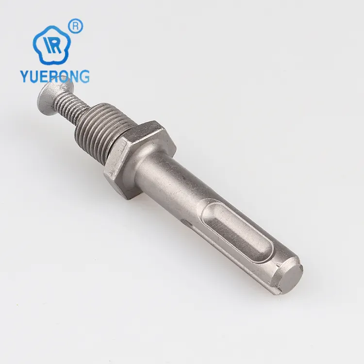 Small Adaptor 1/2 - 20 UNF Drill Chuck SDS Plus Adaptor with Screw Center Drill Bit Masonry Drilling 0.1 Kgs Sandblast HRC48+-2