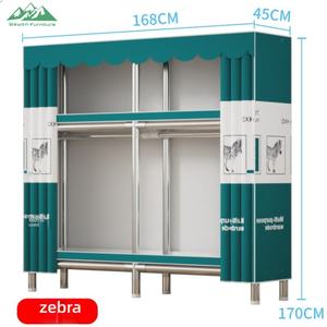 <span class=keywords><strong>Armadio</strong></span> Portatile Impermeabile Marca Wayon con Tessuto Non Tessuto e Asta in Acciaio per Stoccaggio in Soffitta55 - Product Image 3