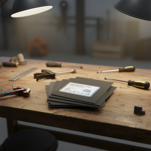 Hoja de papel de lija de carburo de silicio Ttake Ab3044, grano 600, 230x280 mm, para discos de lijado - Product Image 3